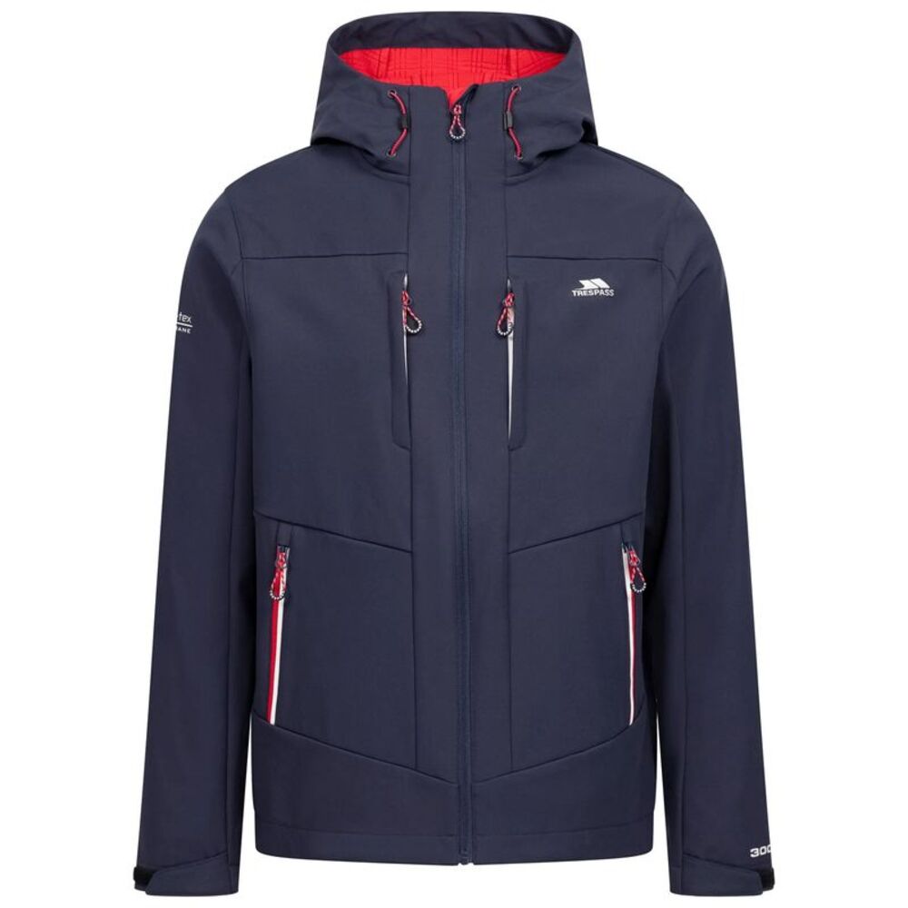 Trespass Mens Willsons Soft Shell Jacket / Dark Flint